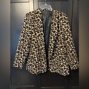 ￼Animal print jacket